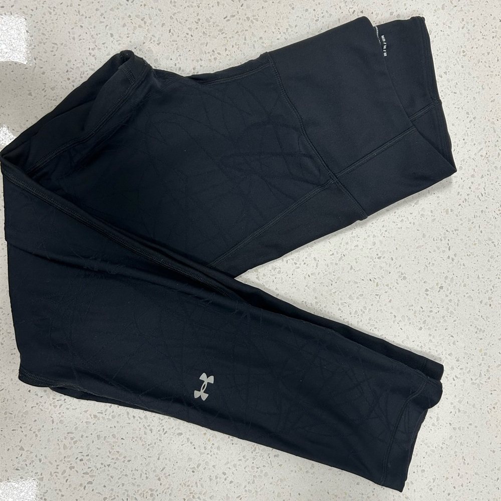 Under Armour Jet Black Performance Leggings